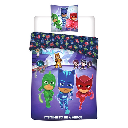 PJ Masks Kinderbettwäsche Set 2-tlg. 135-140 x 200 cm