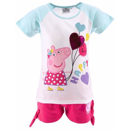 Peppa Pig Set T-Shirt & Shorts für Mädchen