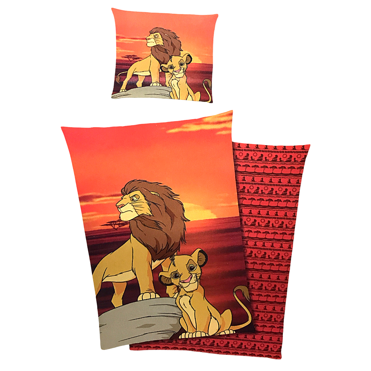 König der Löwen Bettwäsche Set 2-tlg. 135-140 x 200 cm