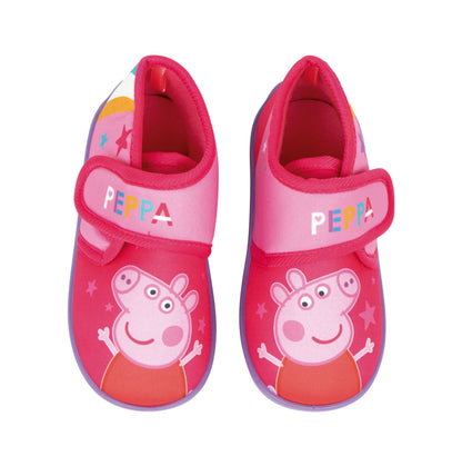 Peppa Pig Hausschuhe mit Klettverschluss Gr. 22-27