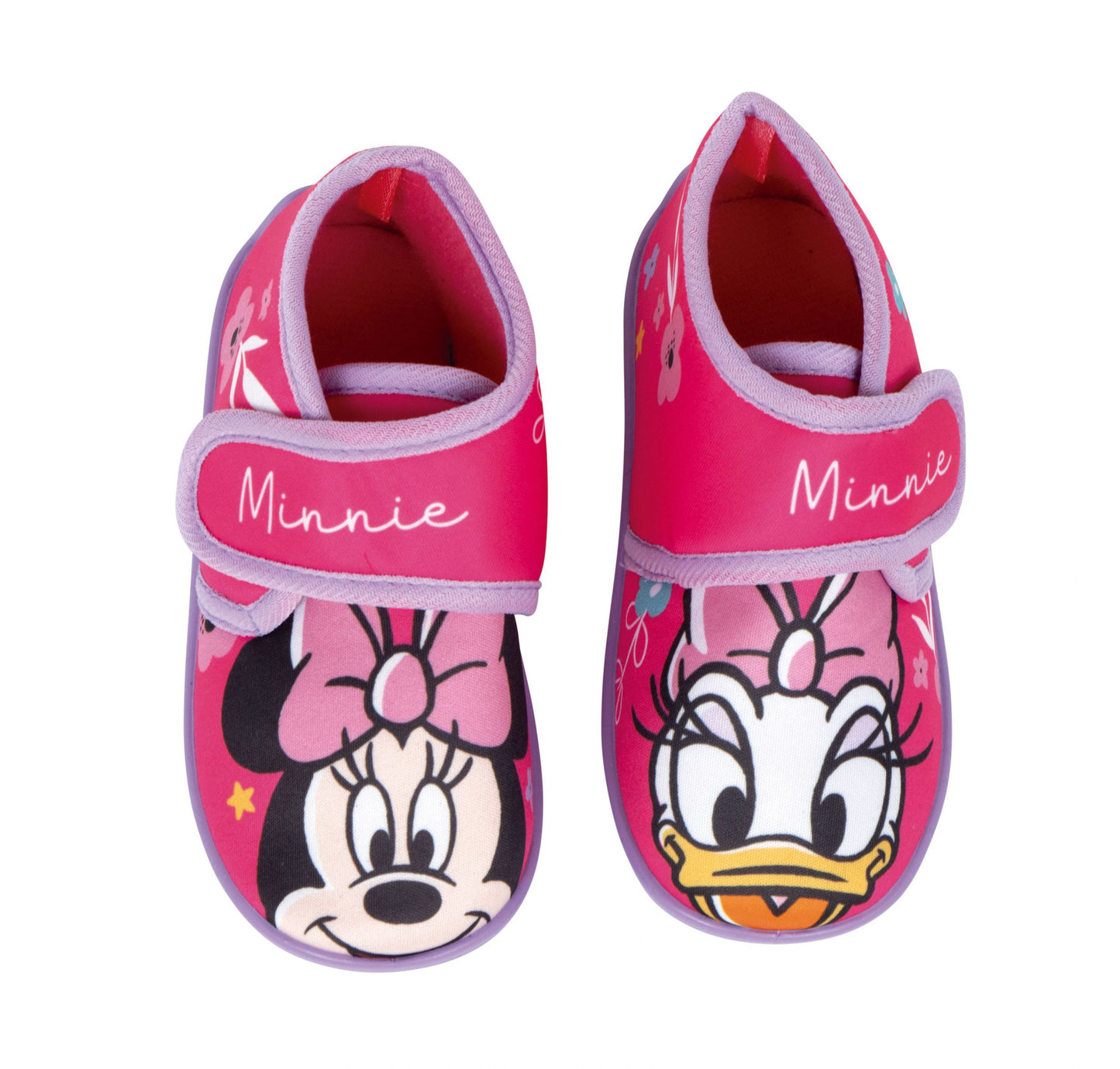 Hausschuhe Minnie Mouse & Daisy mit Klettverschluss Gr. 22-27