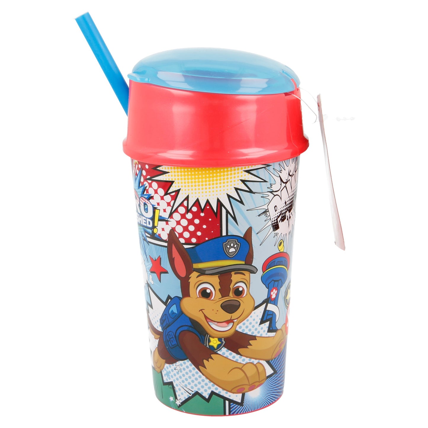 Paw Patrol 2 in 1 Trinkbecher 400 ml mit integriertem Snackfach