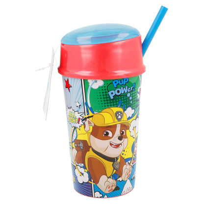 Paw Patrol 2 in 1 Trinkbecher 400 ml mit integriertem Snackfach