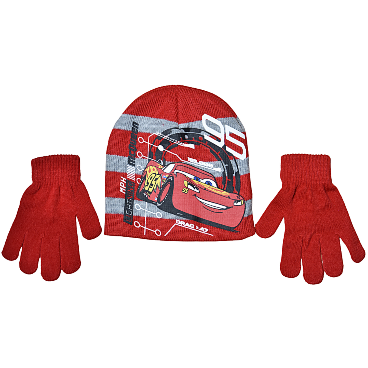 Disney Cars Set Beanie-Mütze & Handschuhe