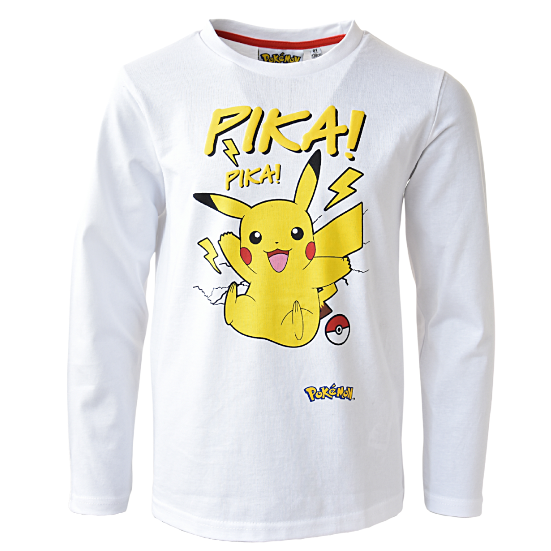 Pokémon Pikachu Langarmshirt für Jungen