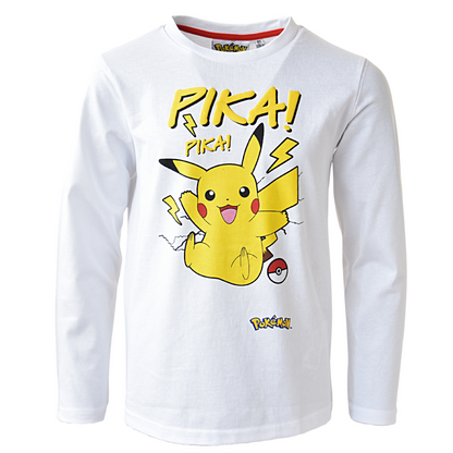 Pokémon Pikachu Langarmshirt für Jungen