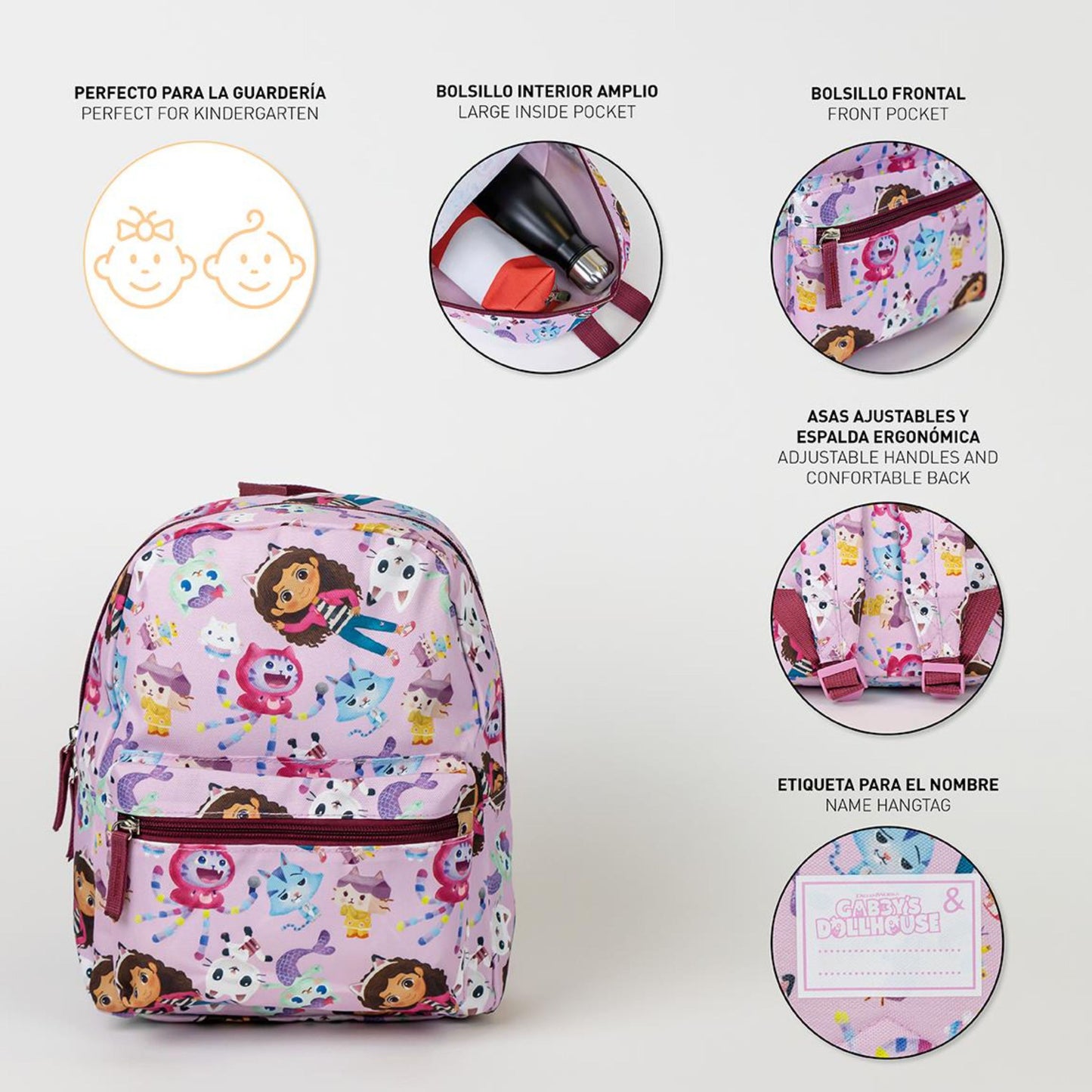 Gabby´s Dollhouse Kinderrucksack 22x9x27 cm
