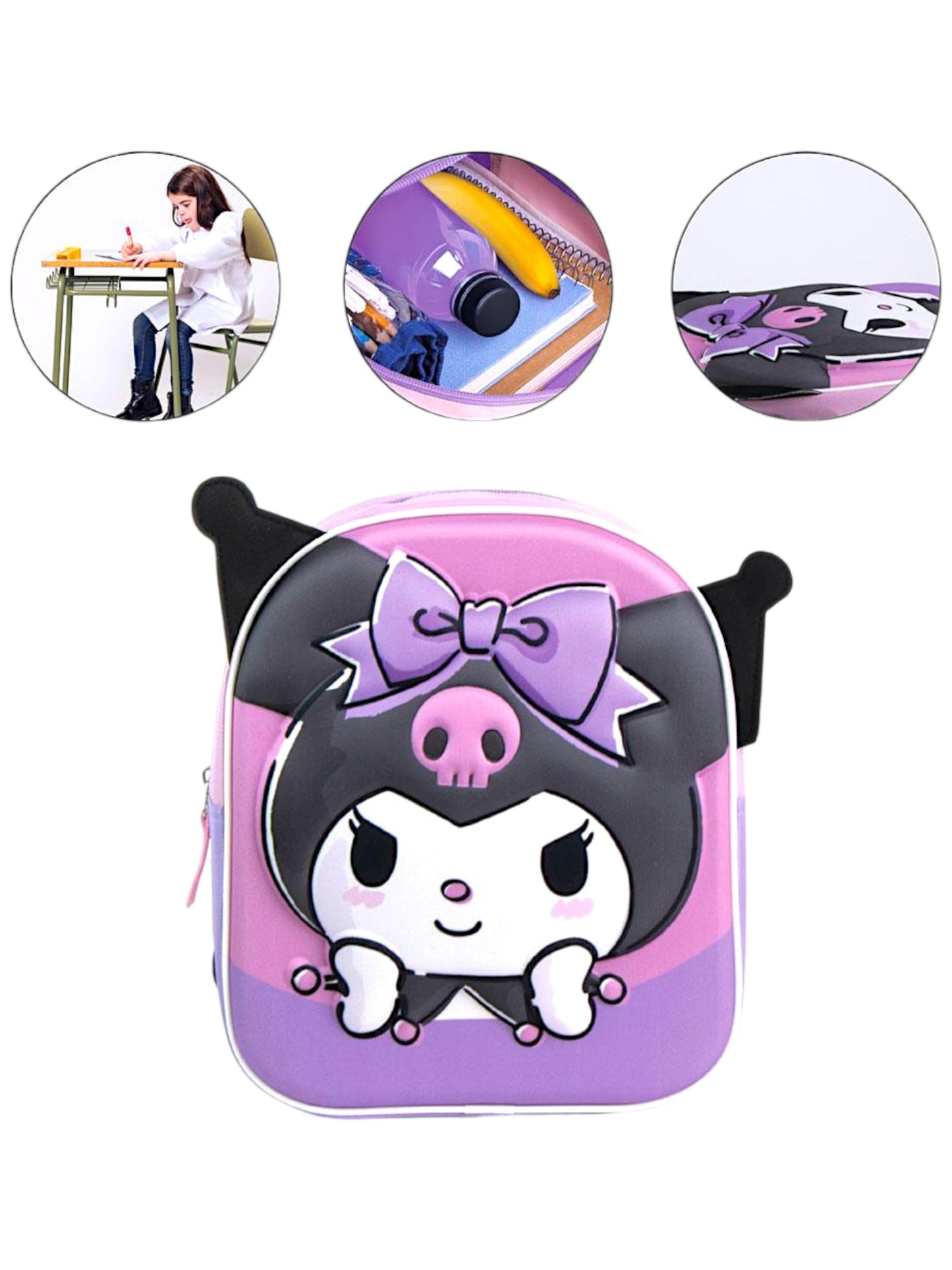 Hello Kitty Kuromi 3D Kinder-Rucksack