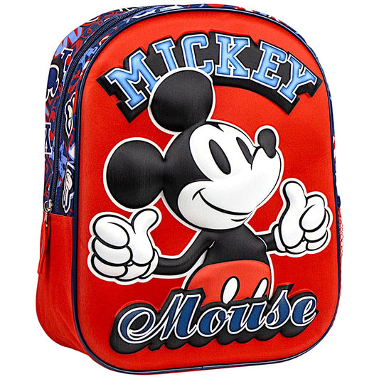 Disney Mickey Mouse 3D Kinderrucksack 31x25x10 cm