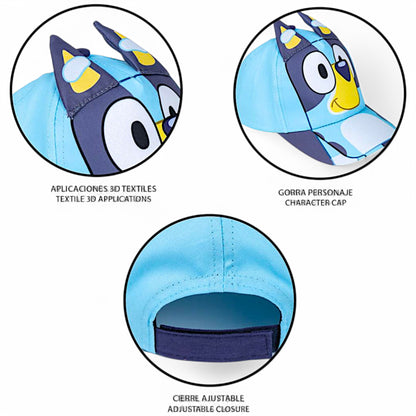 Bluey Sommerkappe mit 3D Ohren
