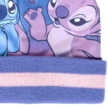 Stitch Winter Mütze Set 3-teilig für Mädchen