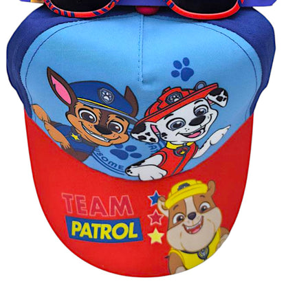 Paw Patrol Basecap Set mit Sonnenbrille