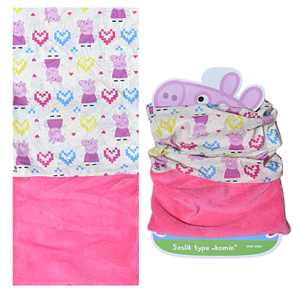 Peppa Pig Loop - Schlauchschal mit Fleece
