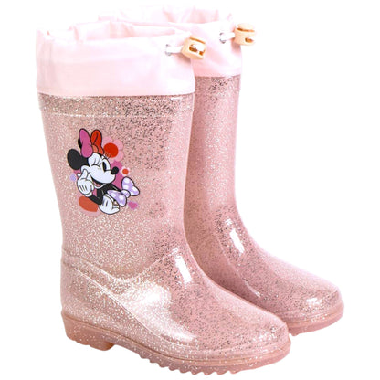 Disney Minnie Mouse Gummistiefel mit Glitzer für Mädchen Gr. 25-32