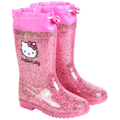 Hello Kitty Gummistiefel mit Glitzer für Mädchen Gr. 25-32