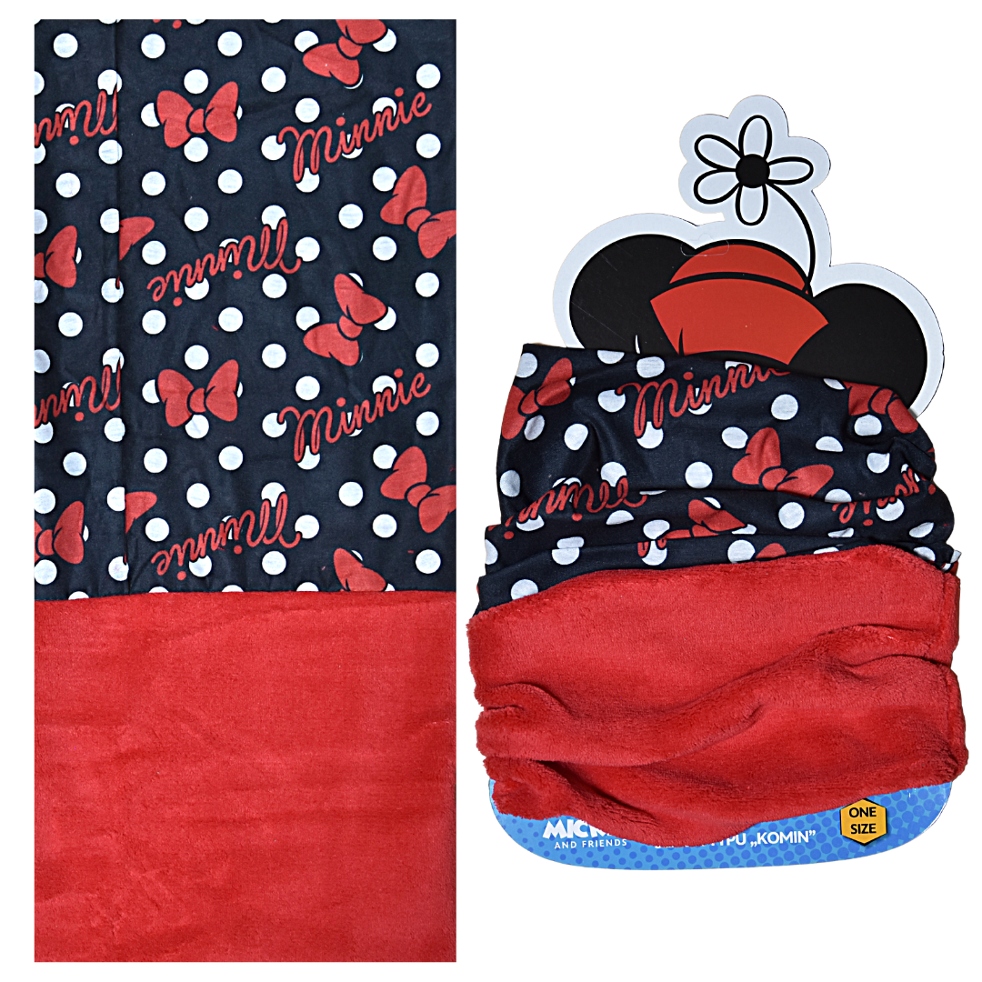 Minnie Mouse Loop - Schlauchschal mit Fleece