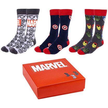 Marvel 3er - Pack Socken in Geschenkkarton