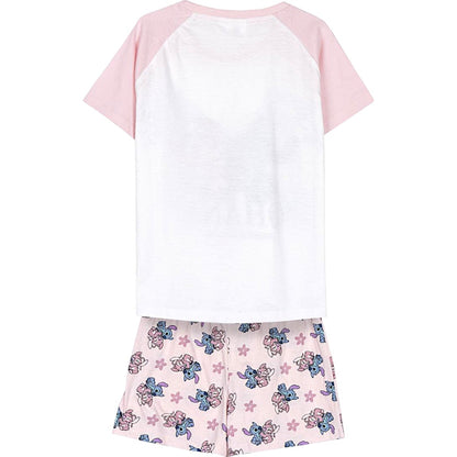 Schlafanzug kurz Lilo & Stitch für Mädchen Gr. 128-164 cm