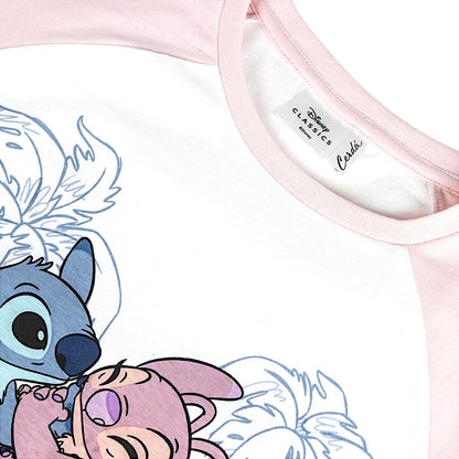 Schlafanzug kurz Lilo & Stitch für Mädchen Gr. 128-164 cm