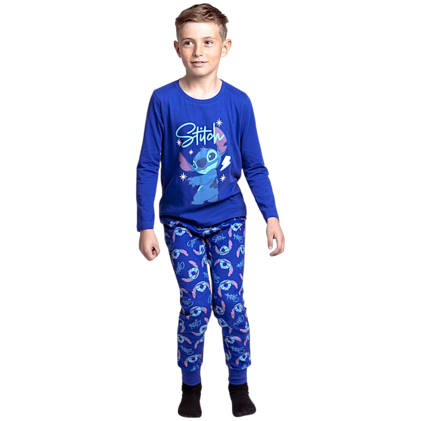 Disney Stitch Schlafanzug für Jungen Gr. 116 - 158 cm