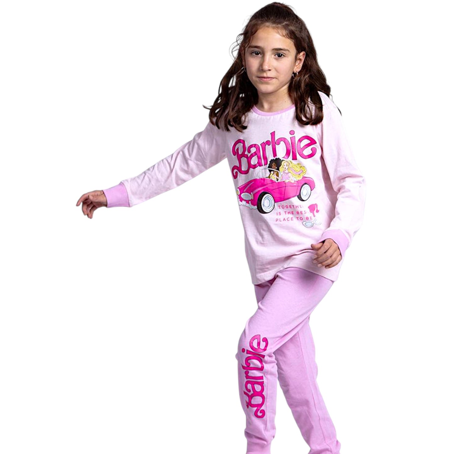 Barbie Schlafanzug für Mädchen Gr. 128 - 158 cm