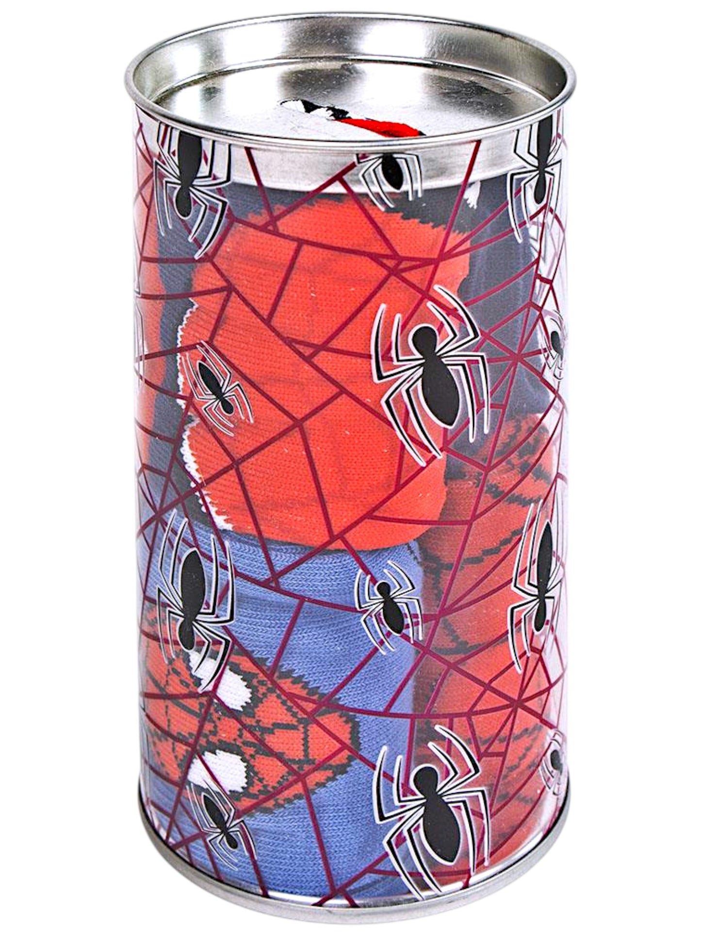 Spider-Man 4er - Pack Socken in Spardose Gr. 23-34
