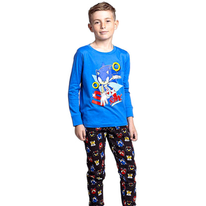 Sonic The Hedgehog Schlafanzug für Jungen Gr. 110 - 152 cm