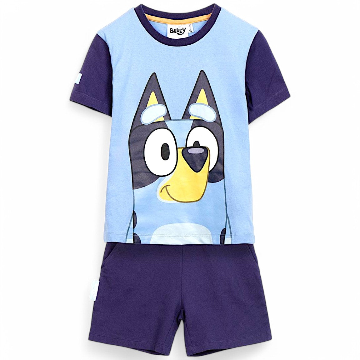 Bluey Set T-Shirt & Shorts für Jungen Gr. 92 - 116 cm