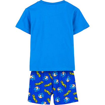 Schlafanzug kurz Sonic The Hedgehog  für Kinder Gr.110-152 cm