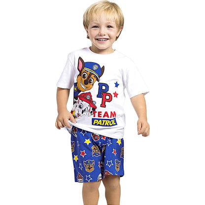 Schlafanzug kurz Paw Patrol für Jungen Gr. 92-116 cm