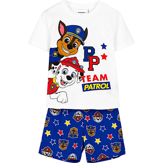 Schlafanzug kurz Paw Patrol für Jungen Gr. 92-116 cm
