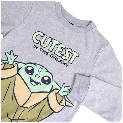 Star Wars Sweatshirt Baby Yoda Gr. 128 - 158 cm