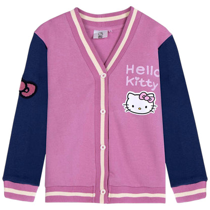 Hello Kitty Sweatjacke für Mädchen Gr. 104 - 140 cm