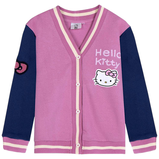 Hello Kitty Sweatjacke für Mädchen Gr. 104 - 140 cm