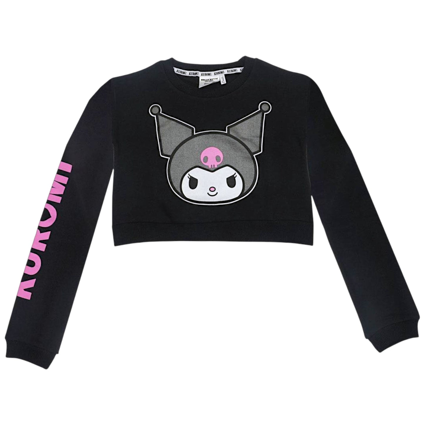 Hello Kitty Kuromi Cropped Sweatshirt für Kinder Gr. 116 - 158 cm