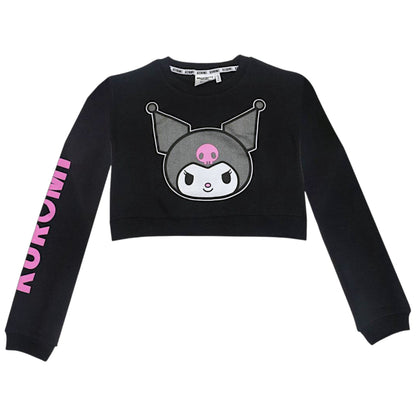 Hello Kitty Kuromi Cropped Sweatshirt für Kinder Gr. 116 - 158 cm