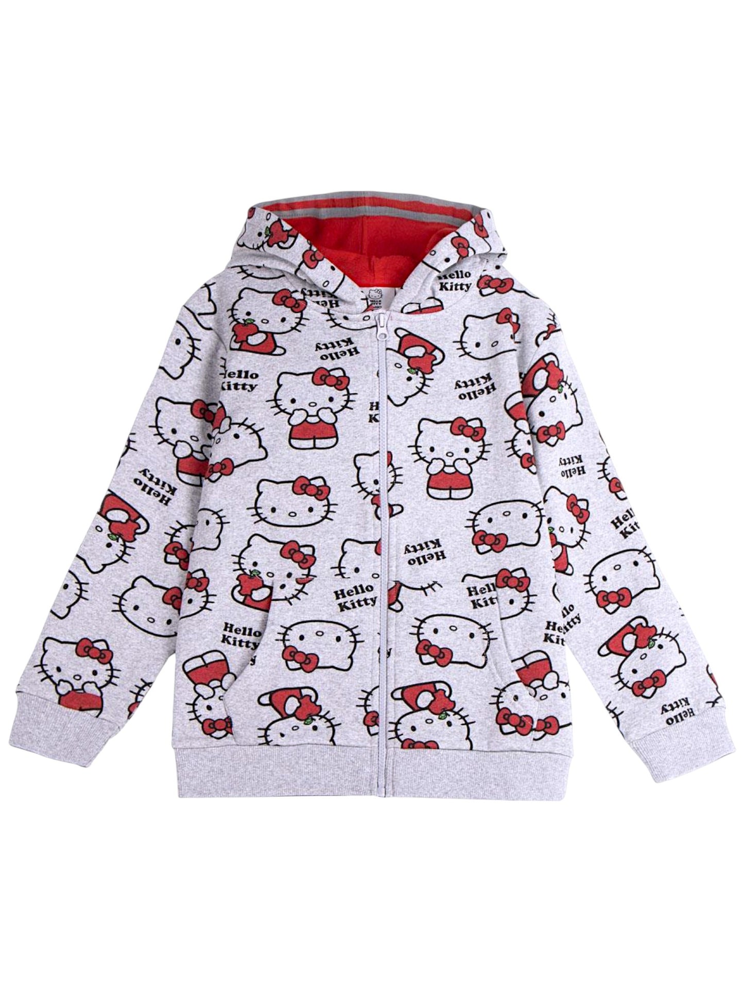 Hello Kitty Sweatjacke für Kinder Gr. 116 - 158 cm