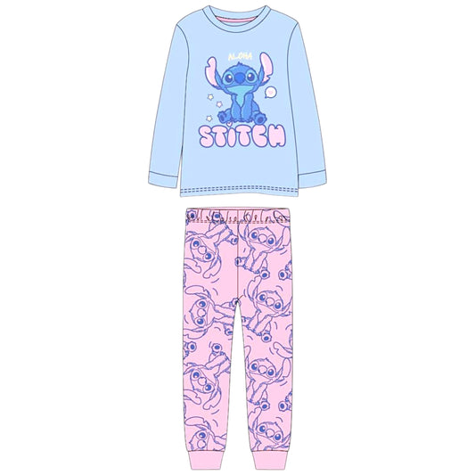Disney Stitch Schlafanzug für Mädchen Gr. 116 - 158 cm