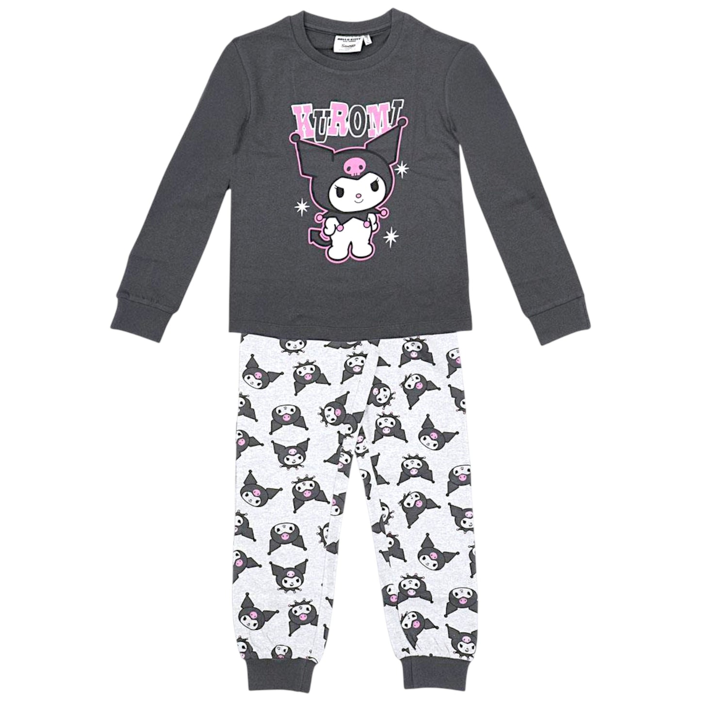 Hello Kitty Schlafanzug Kuromi für Mädchen Gr. 116 - 158 cm