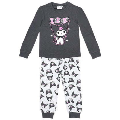 Hello Kitty Schlafanzug Kuromi für Mädchen Gr. 116 - 158 cm