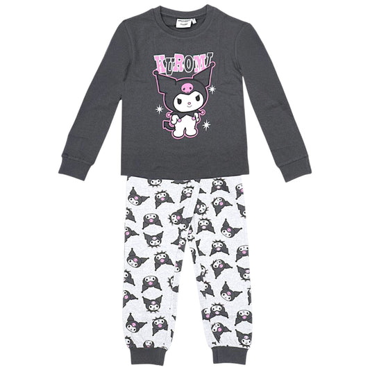 Hello Kitty Schlafanzug Kuromi für Mädchen Gr. 116 - 158 cm