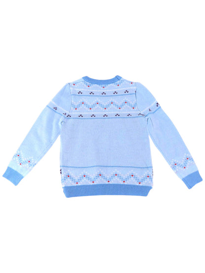 Bluey Strickpullover - Weihnachtspullover Gr. 98 - 116 cm