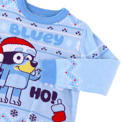 Bluey Strickpullover - Weihnachtspullover Gr. 98 - 116 cm