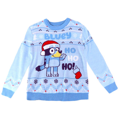 Bluey Strickpullover - Weihnachtspullover Gr. 98 - 116 cm
