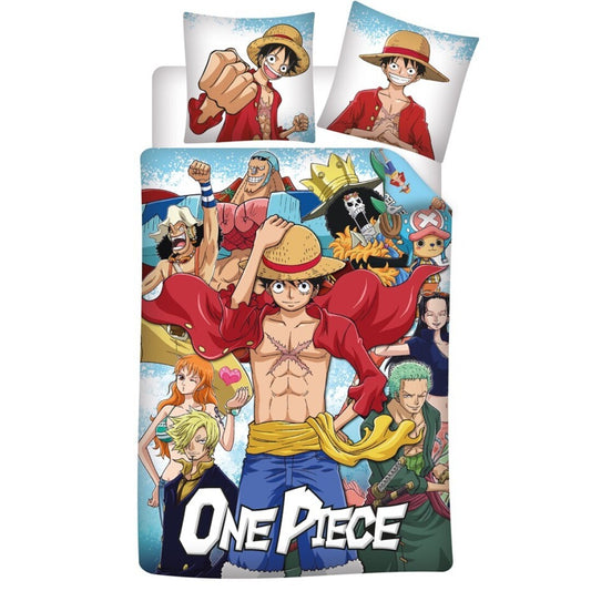 One Piece Wende-Bettwäsche Set 2-tlg. 135-140x 200 cm aus Baumwolle