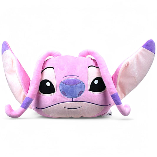 Stitch & Angel Dekokissen 3D Kuschelkissen 40 x 30 cm