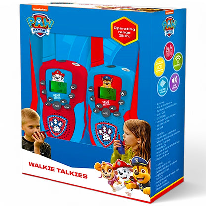 Walkie Talkie Paw Patrol für Kinder 1 Km Reichweite