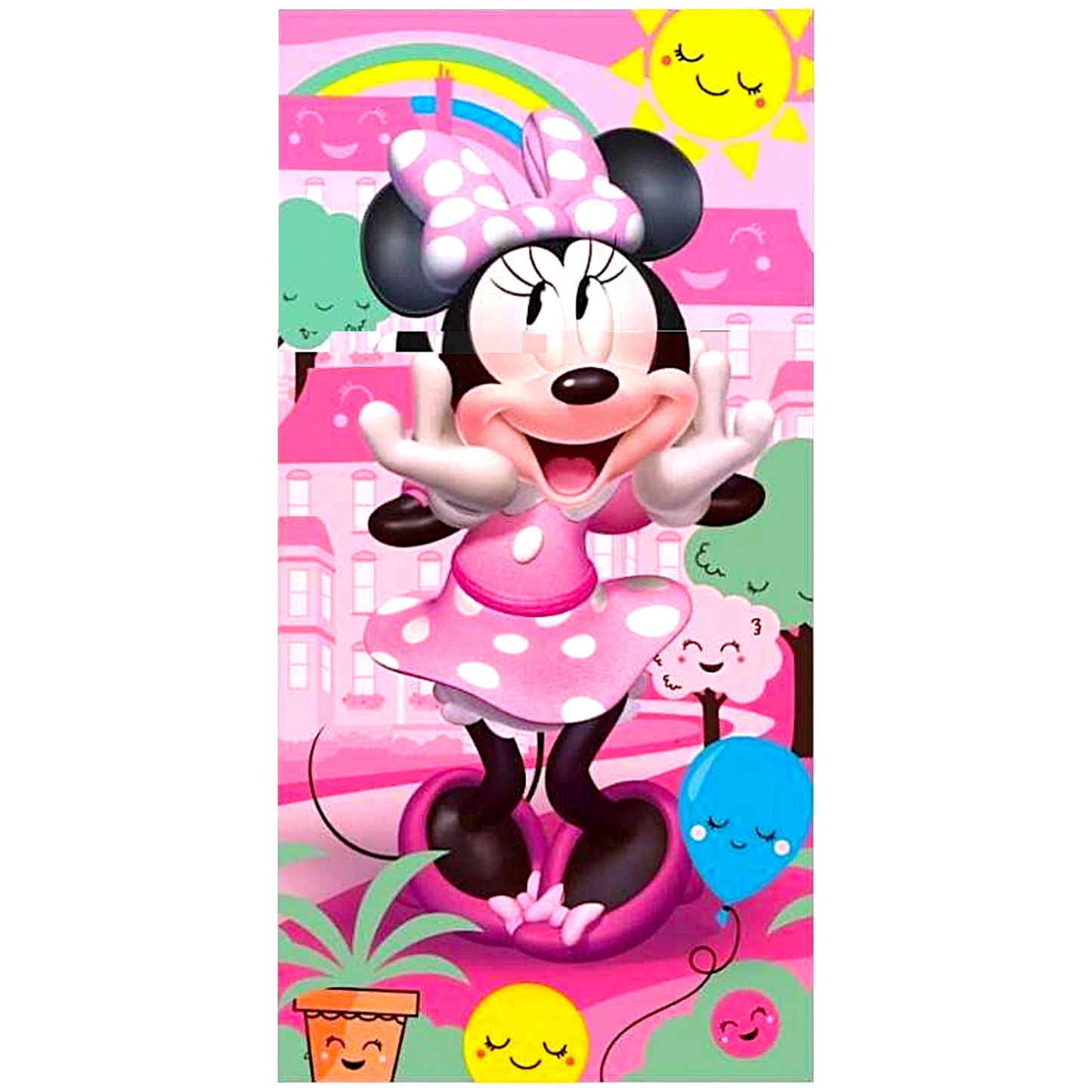 Minnie Mouse Bade-/Strandtuch 70 x 140 cm