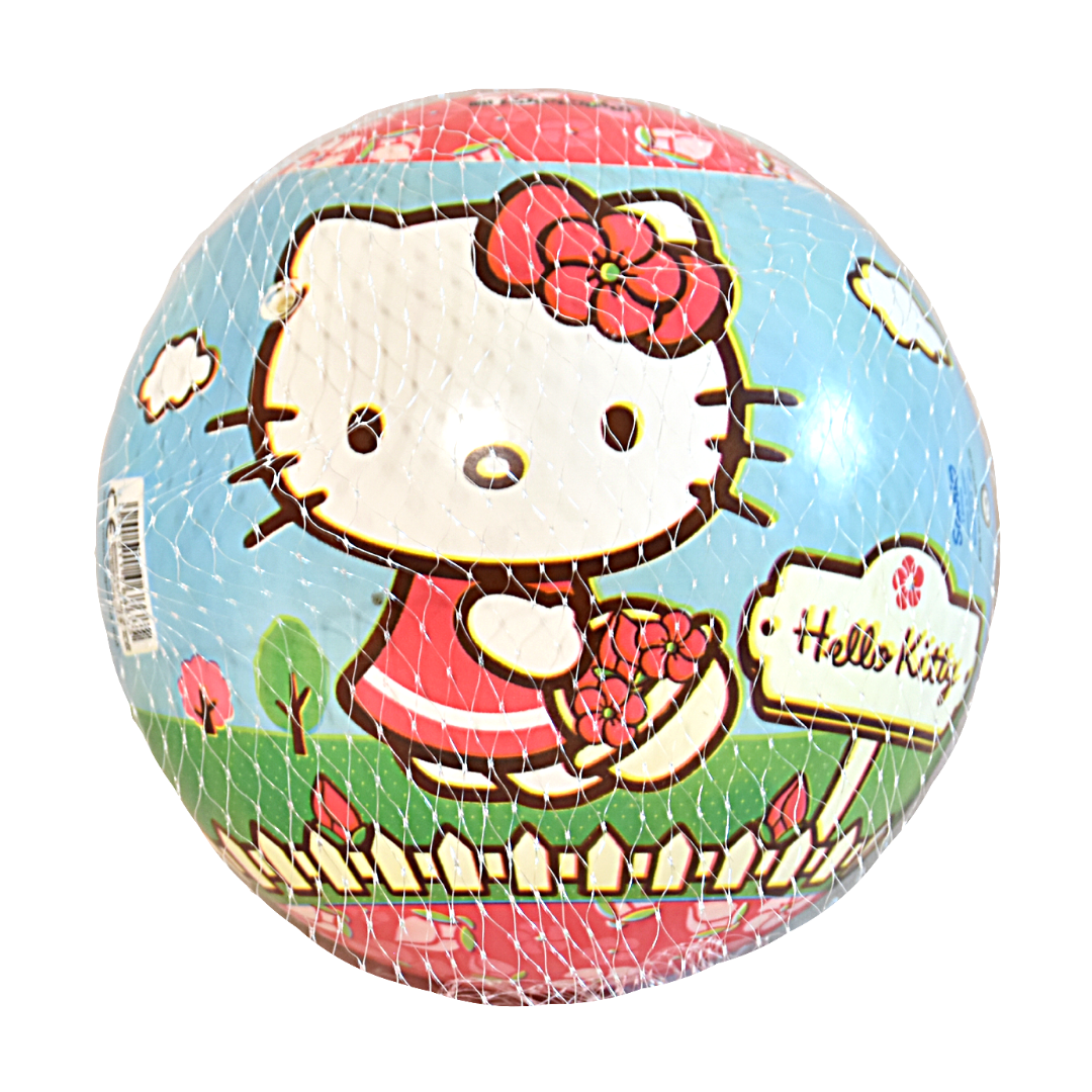 Hello Kitty 3-teiliges Strandset mit Badeponcho Ball und Rucksack