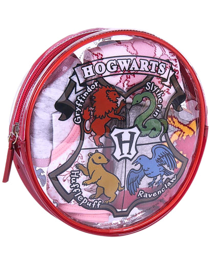 Harry Potter 4er Pack Unterwäsche Set Slip & Socken im Kulturbeutel